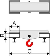 Стрела - перемычка на вилочный погрузчик